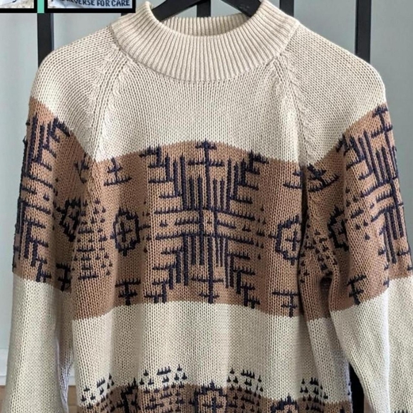 Vintage Vivre Fall Knit Southwestern Jumper - Picture 2 of 5